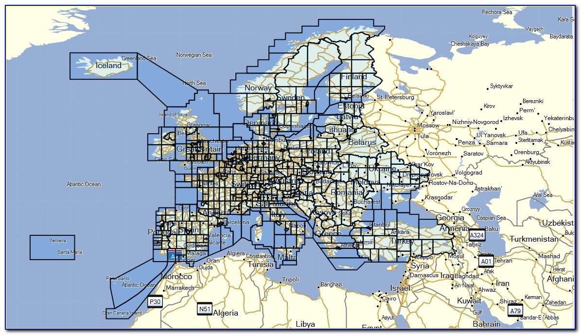 Garmin Maps Of Western Europe