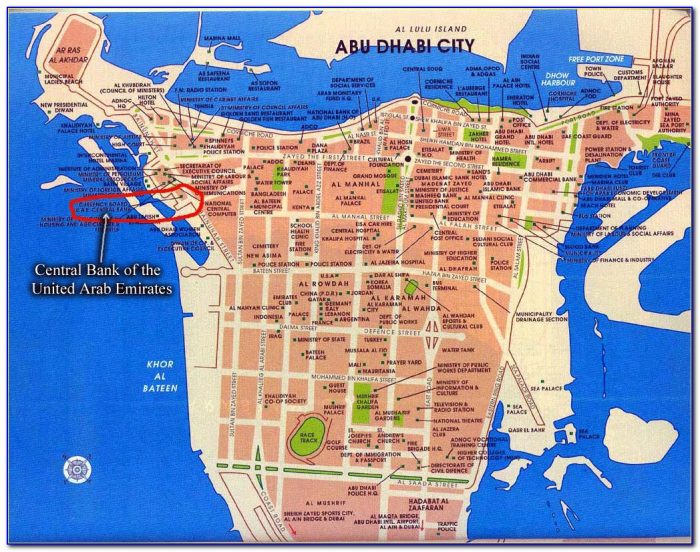 Google Map Abu Dhabi Hotels
