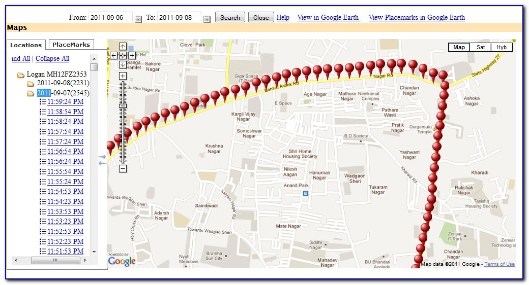 Google Maps Gps Tracking Html5