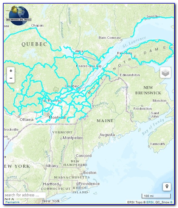 Gps Snowmobile Trail Maps Michigan