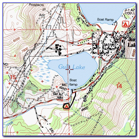 Gull Lake Alberta Topographic Map