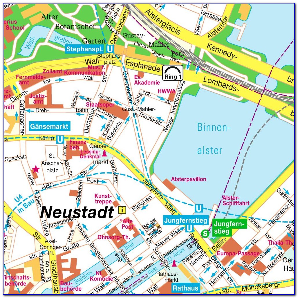 Hamburg City Centre Google Maps