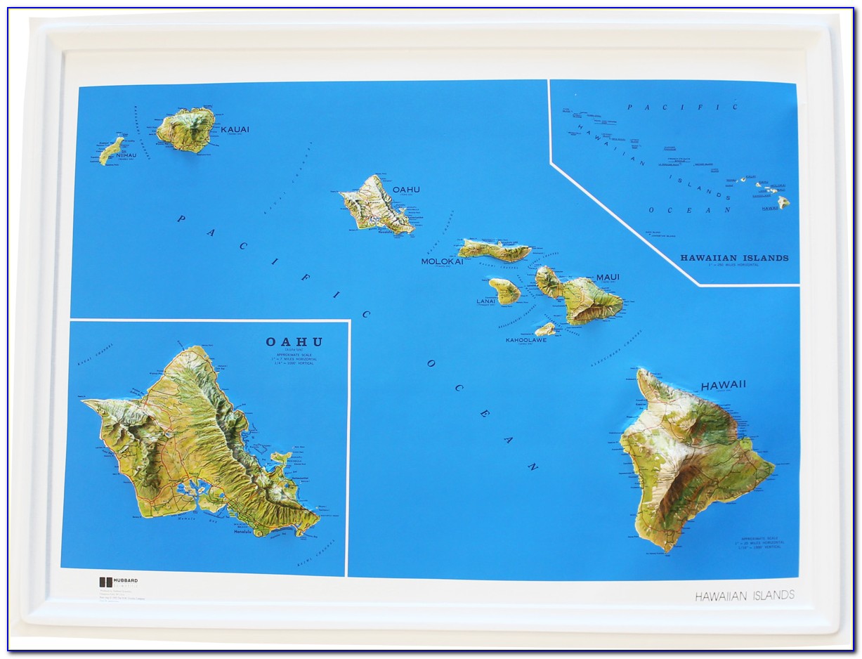 Hawaii Relief Map