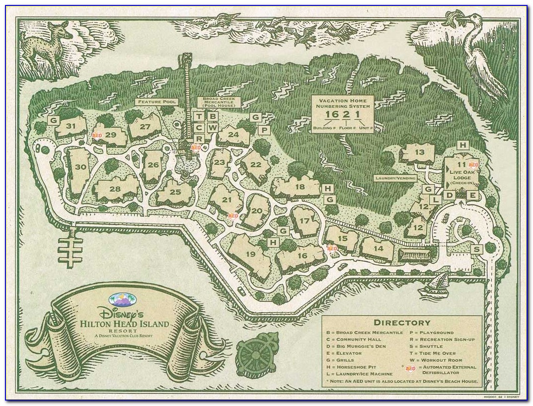Hilton Head Island Map Of Restaurants