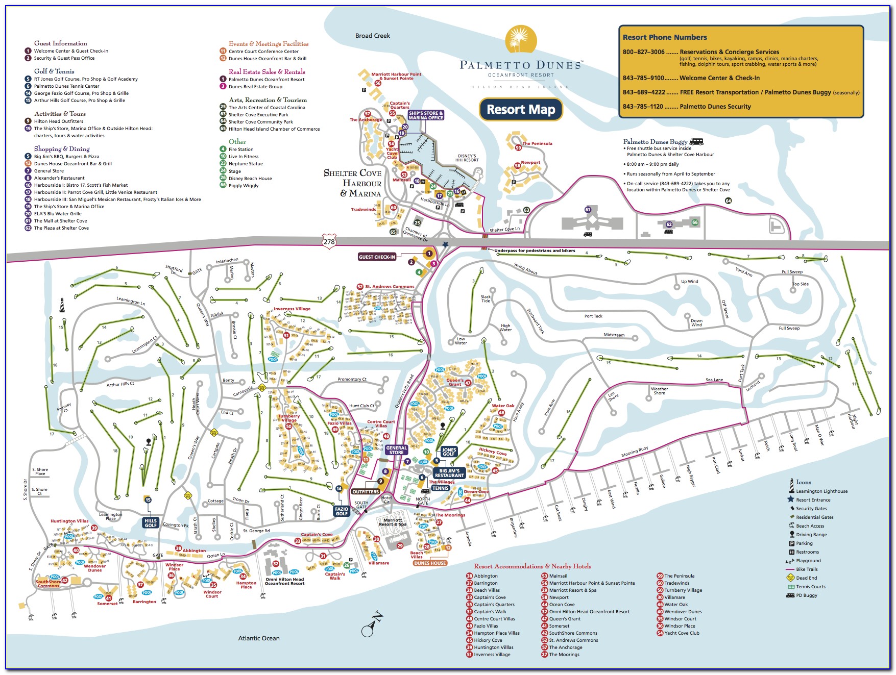 Hilton Head Island Map Pdf