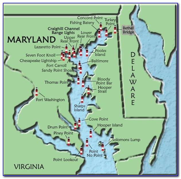 Historic Maps Of The Chesapeake Bay