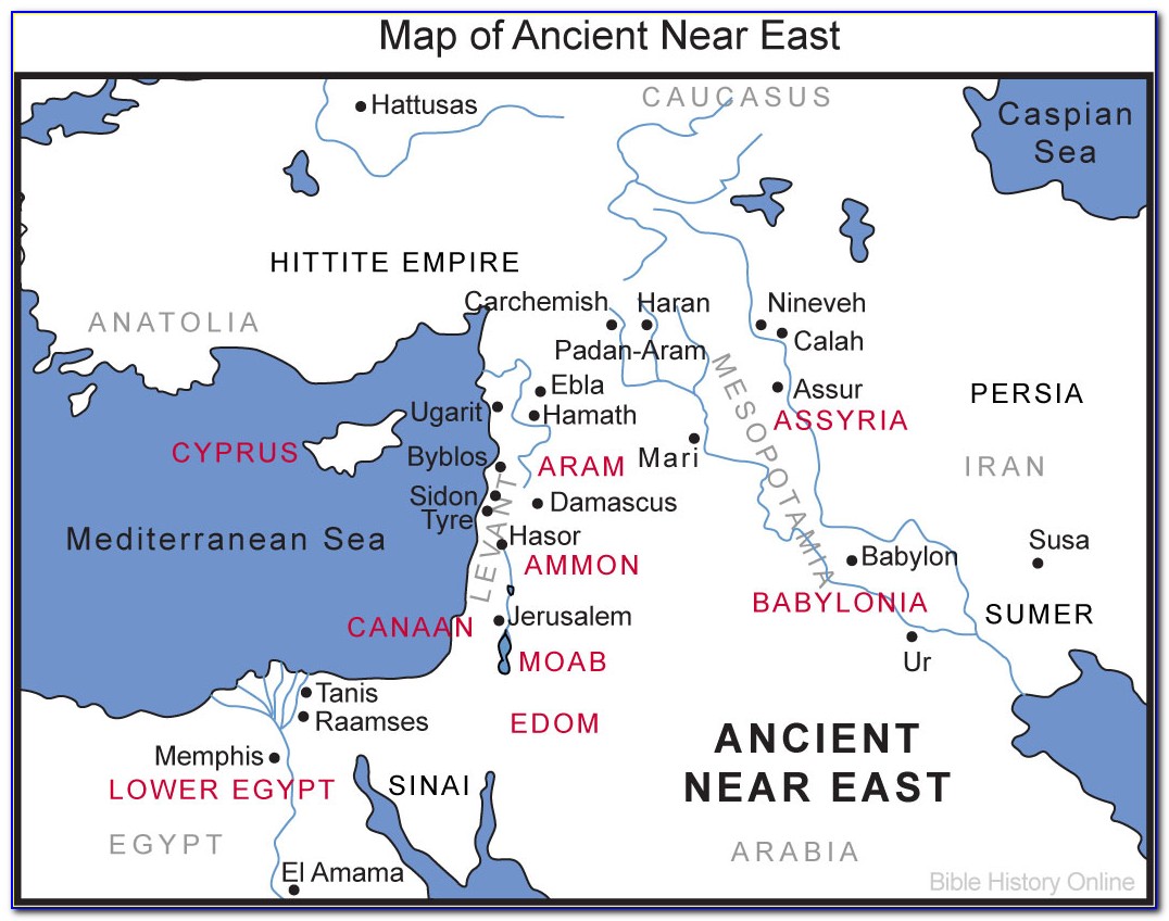 Historical Maps Of The Middle East