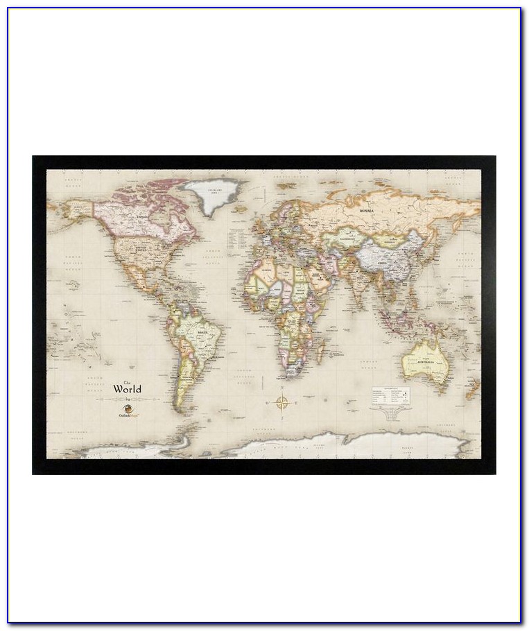 Home Magnetics World Magnetic Pin Travel Map With 50 Pins