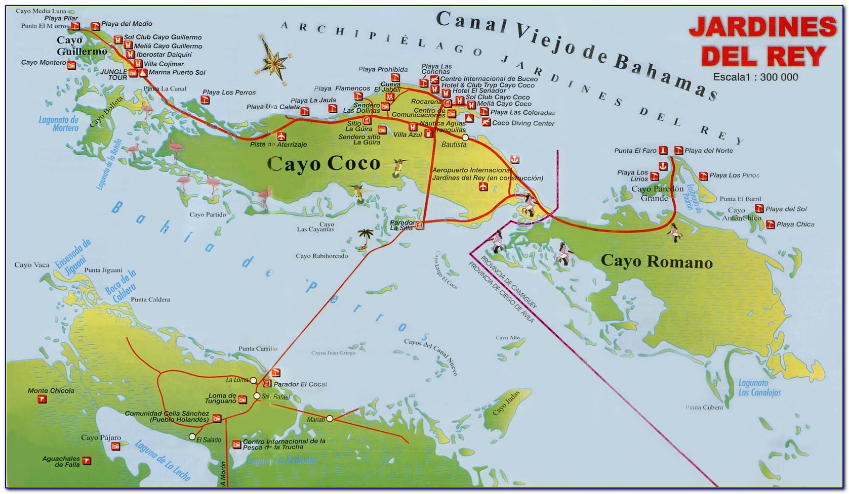 Hotels In Cayo Coco Map