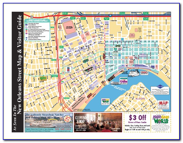 Hotels Near French Quarter New Orleans Map
