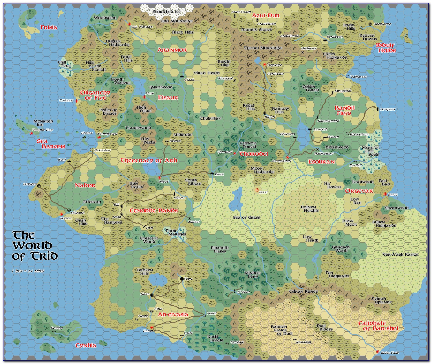 How To Make Hex Grid Map