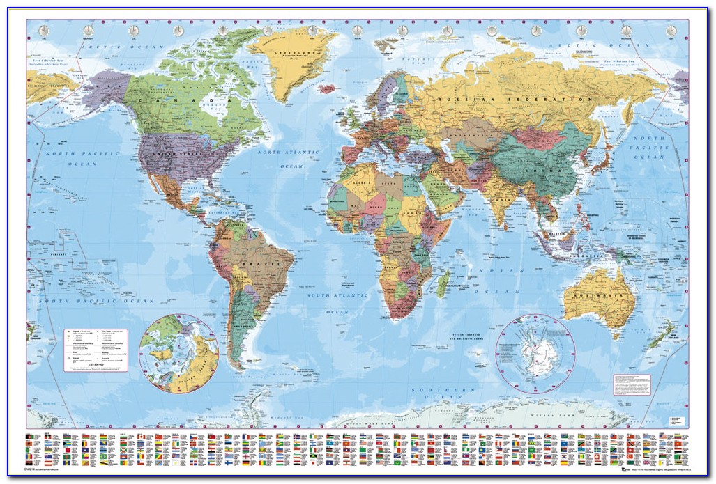 Huge World Wall Maps