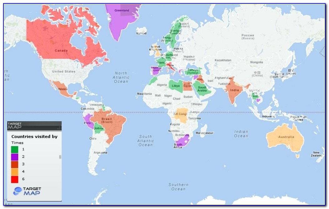 Interactive World Map Countries Quiz