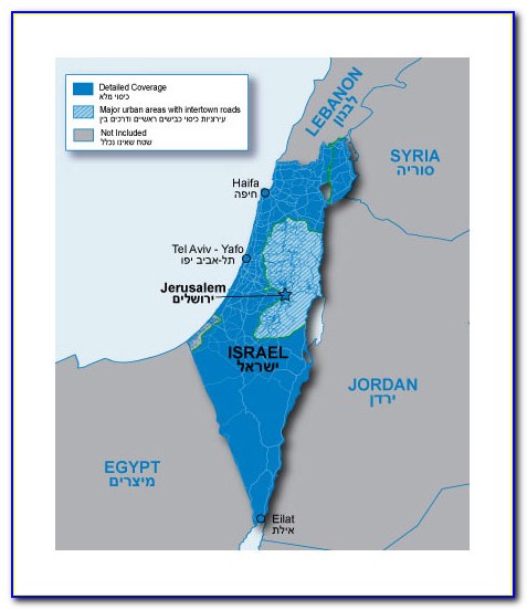 Israel Maps For Garmin Nuvi