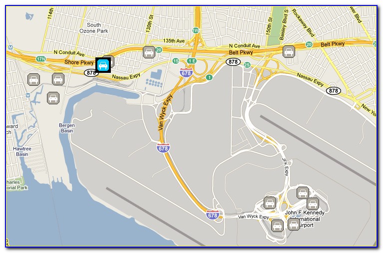 Jfk International Airport Long Term Parking Map