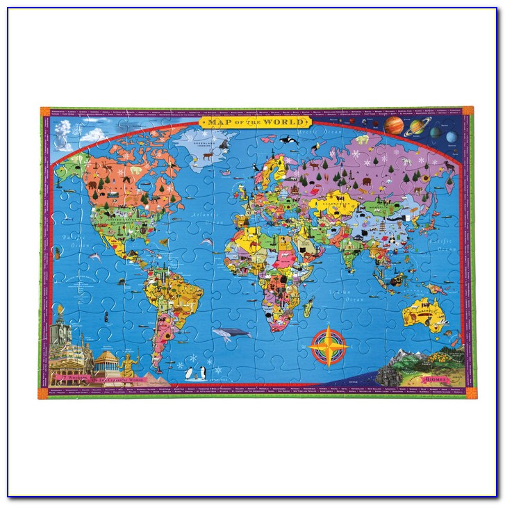 Jigsaw Puzzle Map Of United States