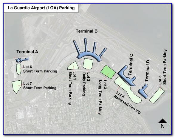 Laguardia Airport Long Term Parking Map