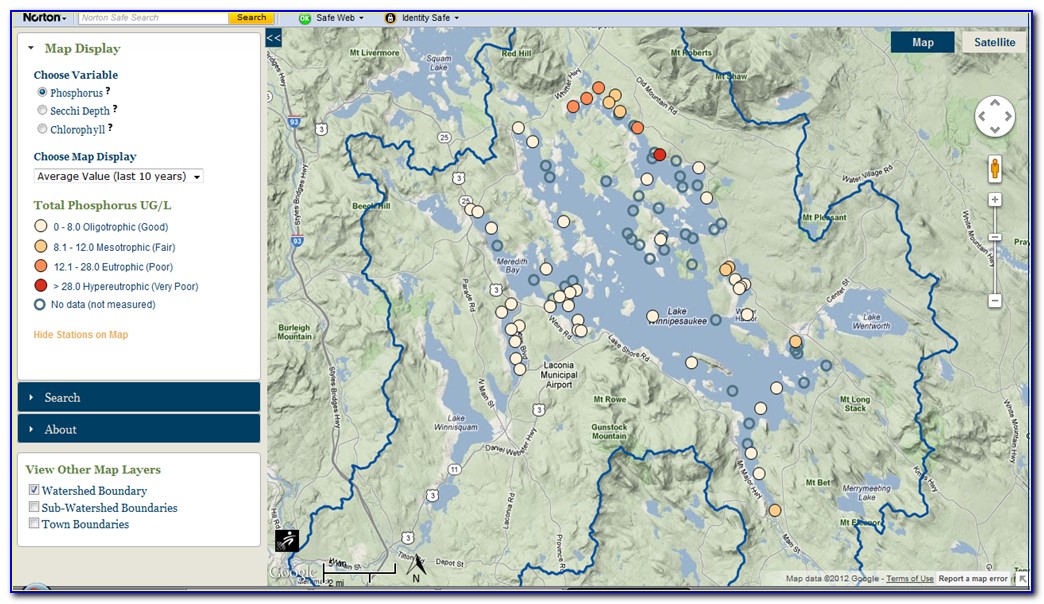 Lake Winnipesaukee Gps Maps