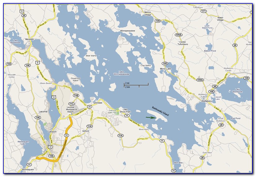 Lake Winnipesaukee Map Pdf