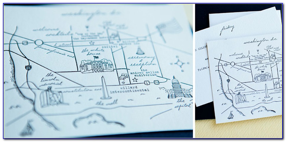 Make Your Own Map For Wedding Invitations