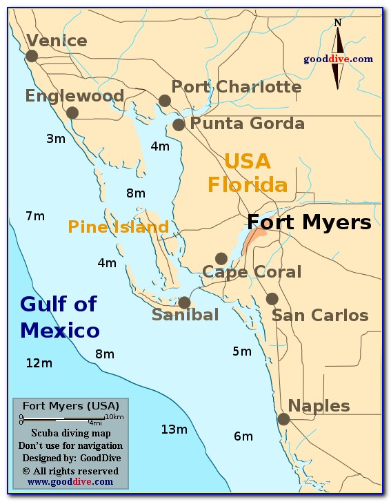 Map Fort Myers Florida Area