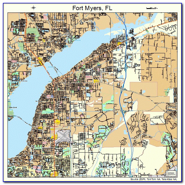 Map Ft Myers Fl