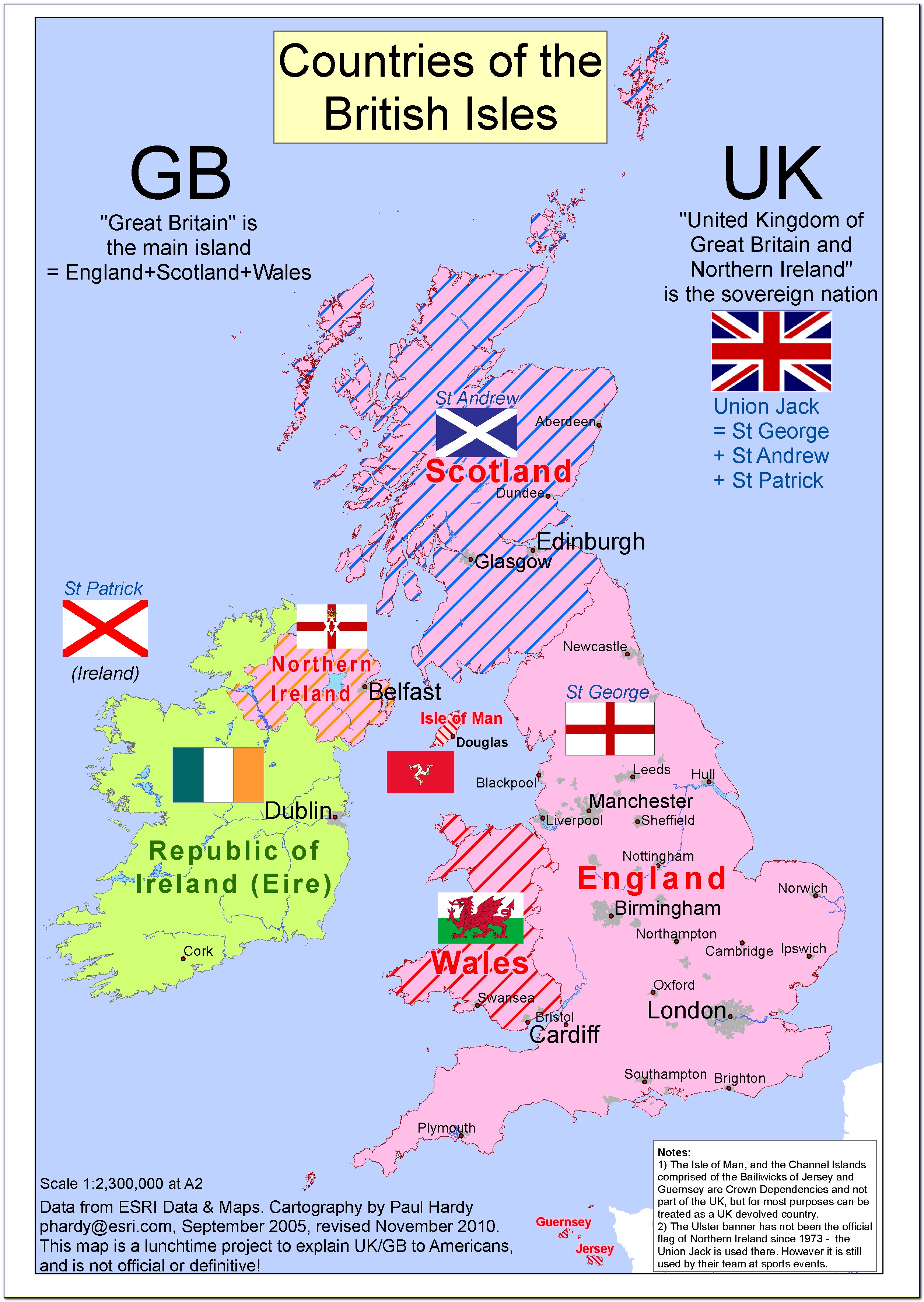 Map Of British Isles Printable