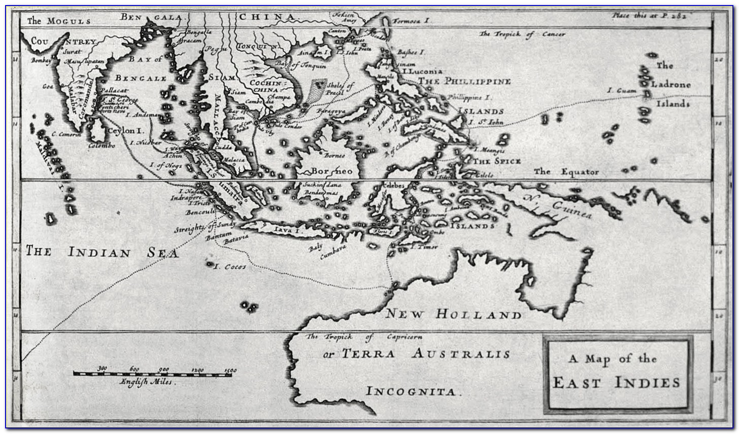 Map Of East Indies Countries