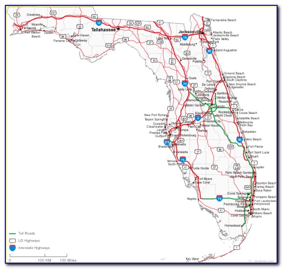 Map Of Florida Gulf Coast Airports