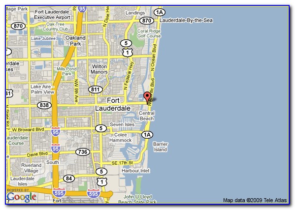 Map Of Fort Lauderdale Beach Hotels