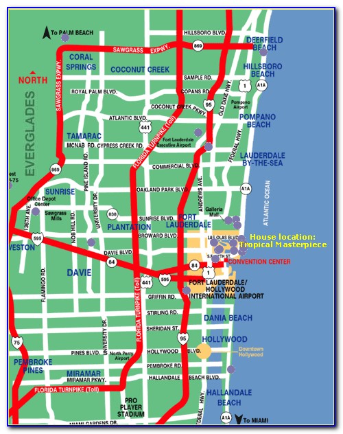 Map Of Ft Lauderdale Beach Hotels