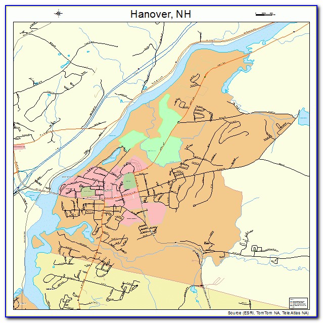Map Of Hanover New Hampshire
