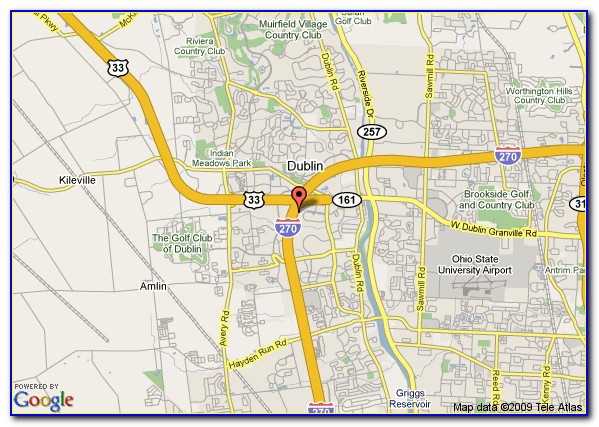 Map Of Hotels In Downtown Columbus Ohio
