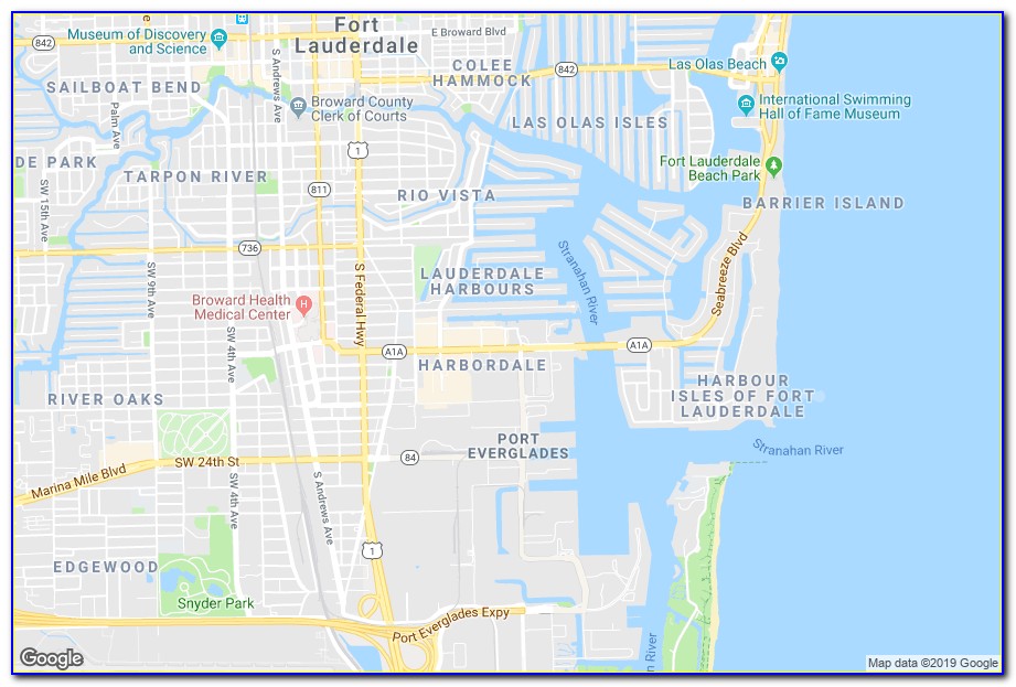 Map Of Hotels In Fort Lauderdale Fl