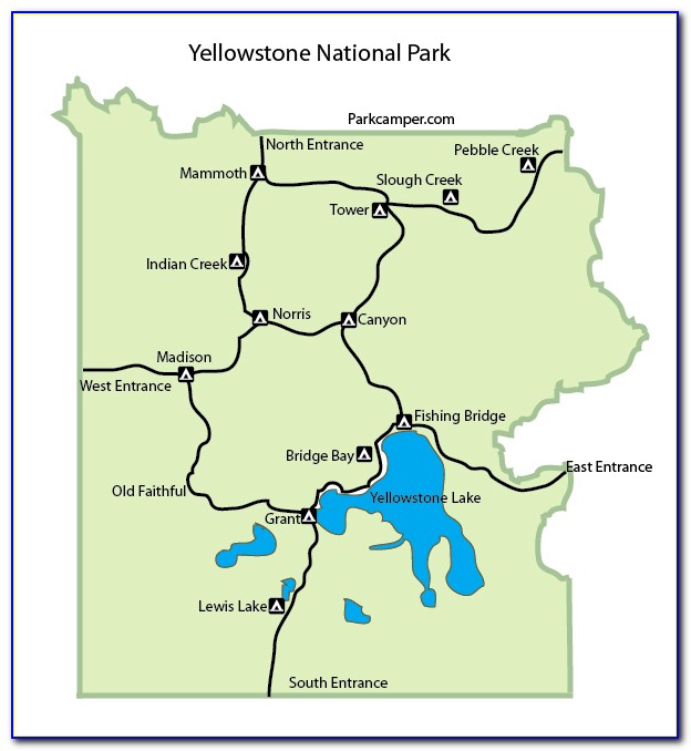 Map Of Hotels In West Yellowstone