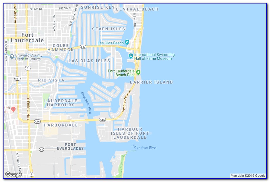 Map Of Hotels Near Fort Lauderdale Cruise Port