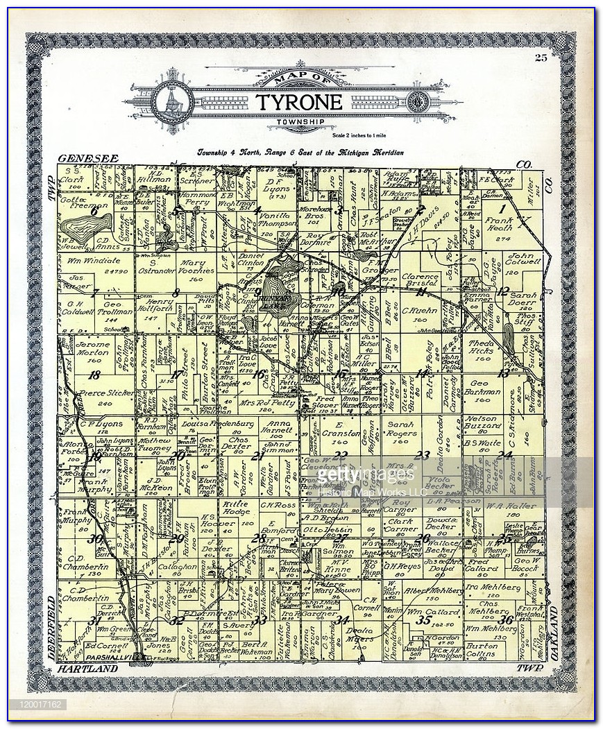 Michigan, 1915, Tyrone Township, Tyrone, Livingston County