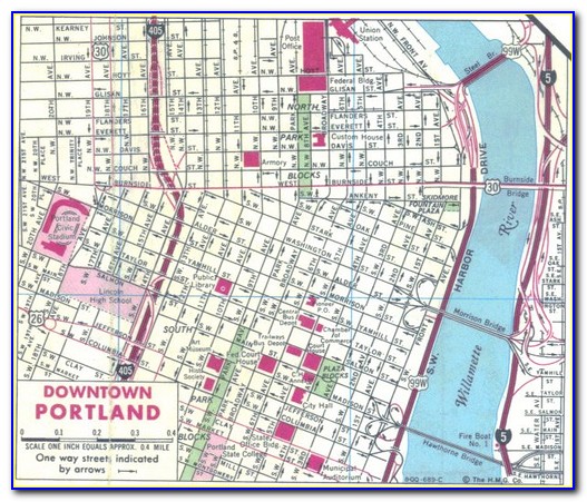 Map Of Marriott Hotels In Portland Oregon