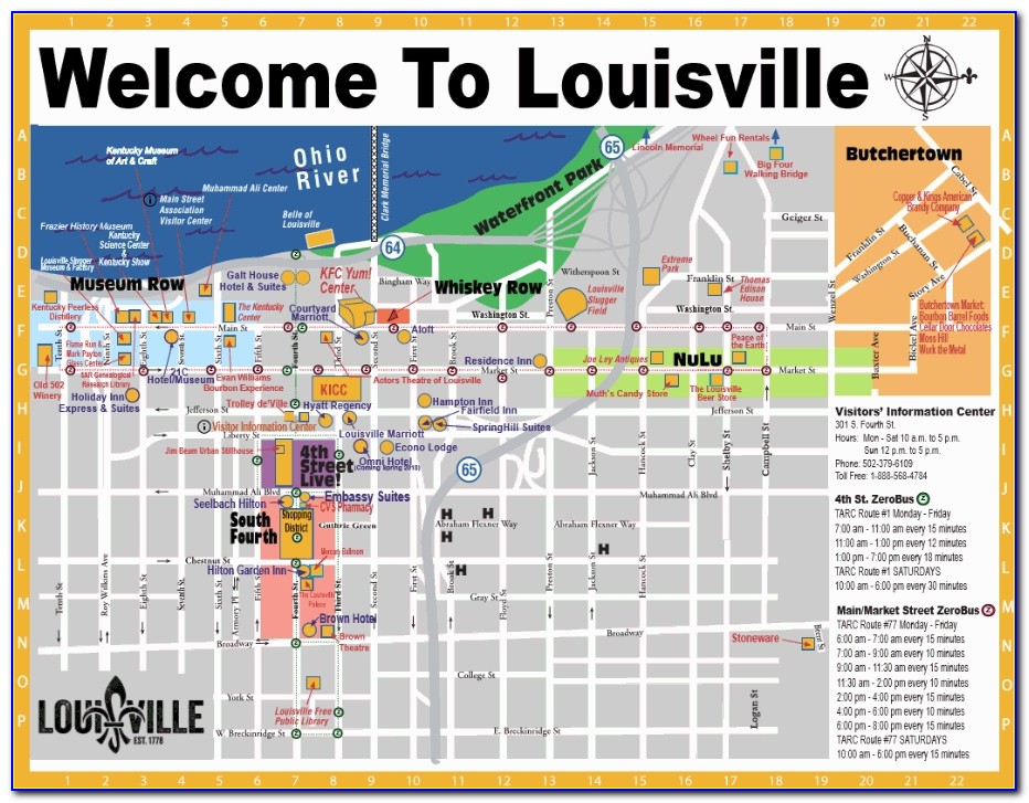 Map Of Motels In Louisville Ky