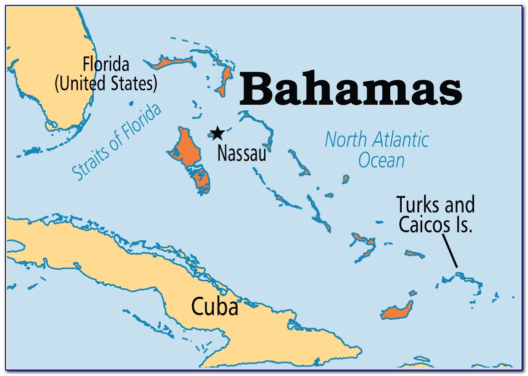 Map Of Nassau Bahamas Hotels