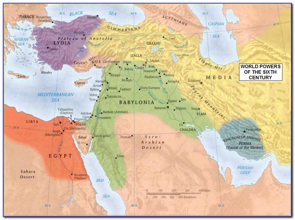 Map Of Old Testament Tarshish