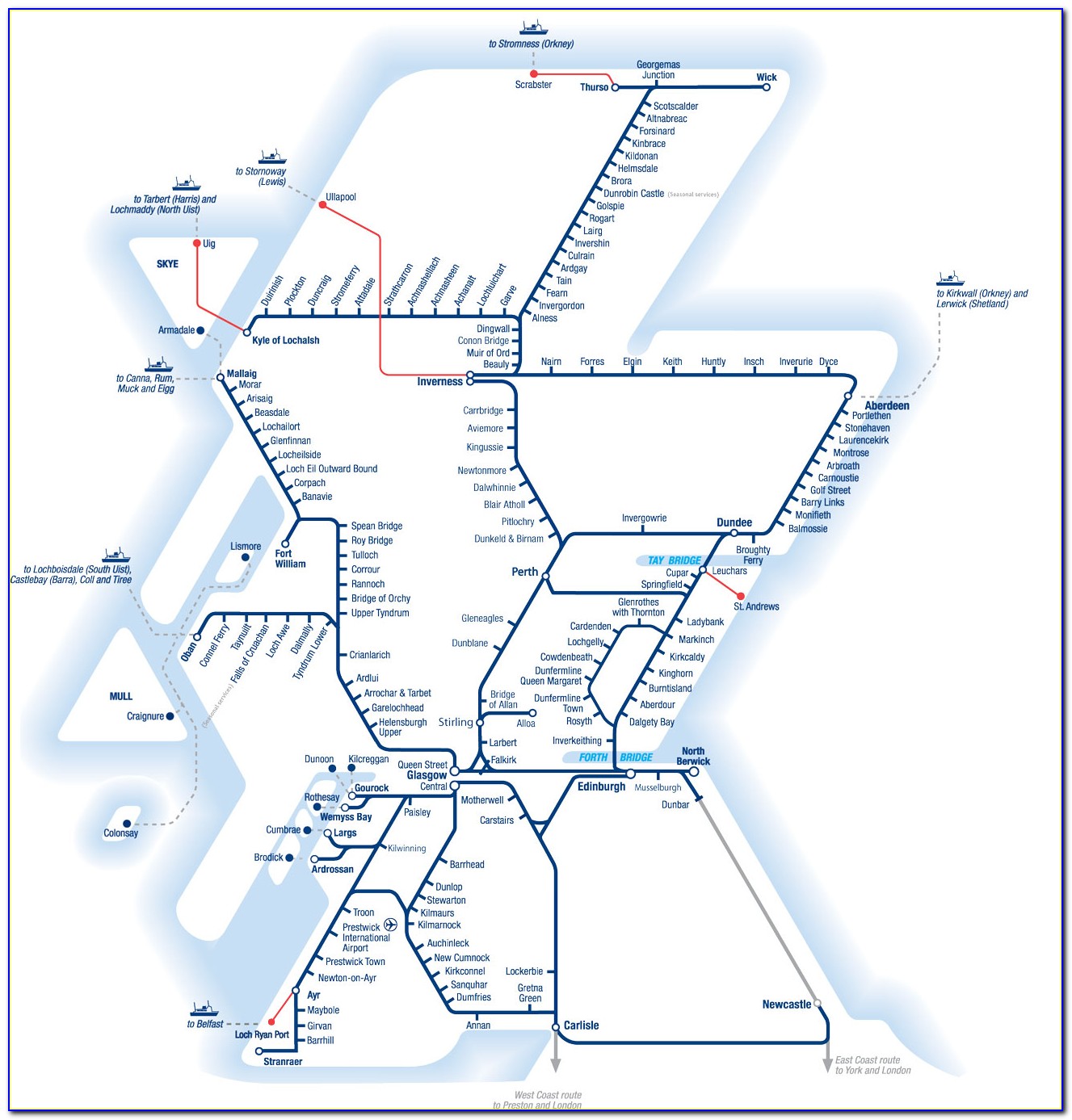 Map Of Scottish Trains