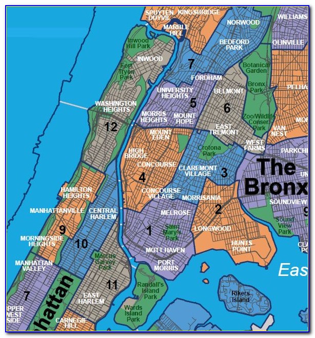 Map Of The Bronx By Zip Code