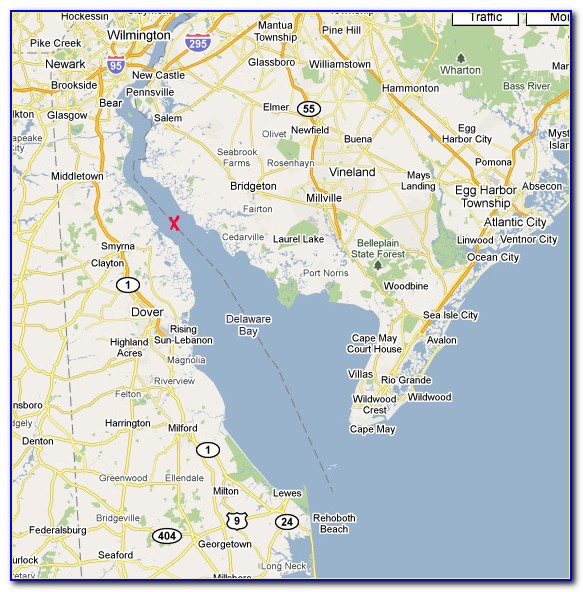 Map Of The Delaware Bay