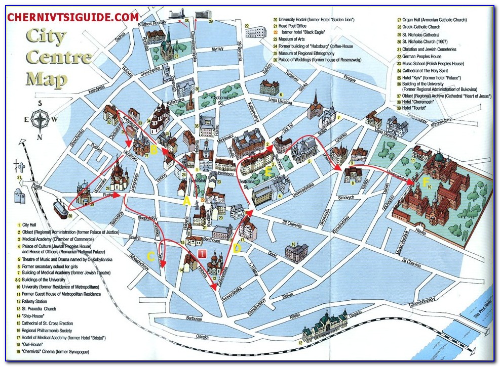 Map Of Vienna Austria Tourist Attractions