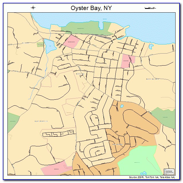 Map Oyster Bay New York