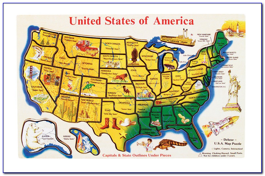 Map Puzzles Usa