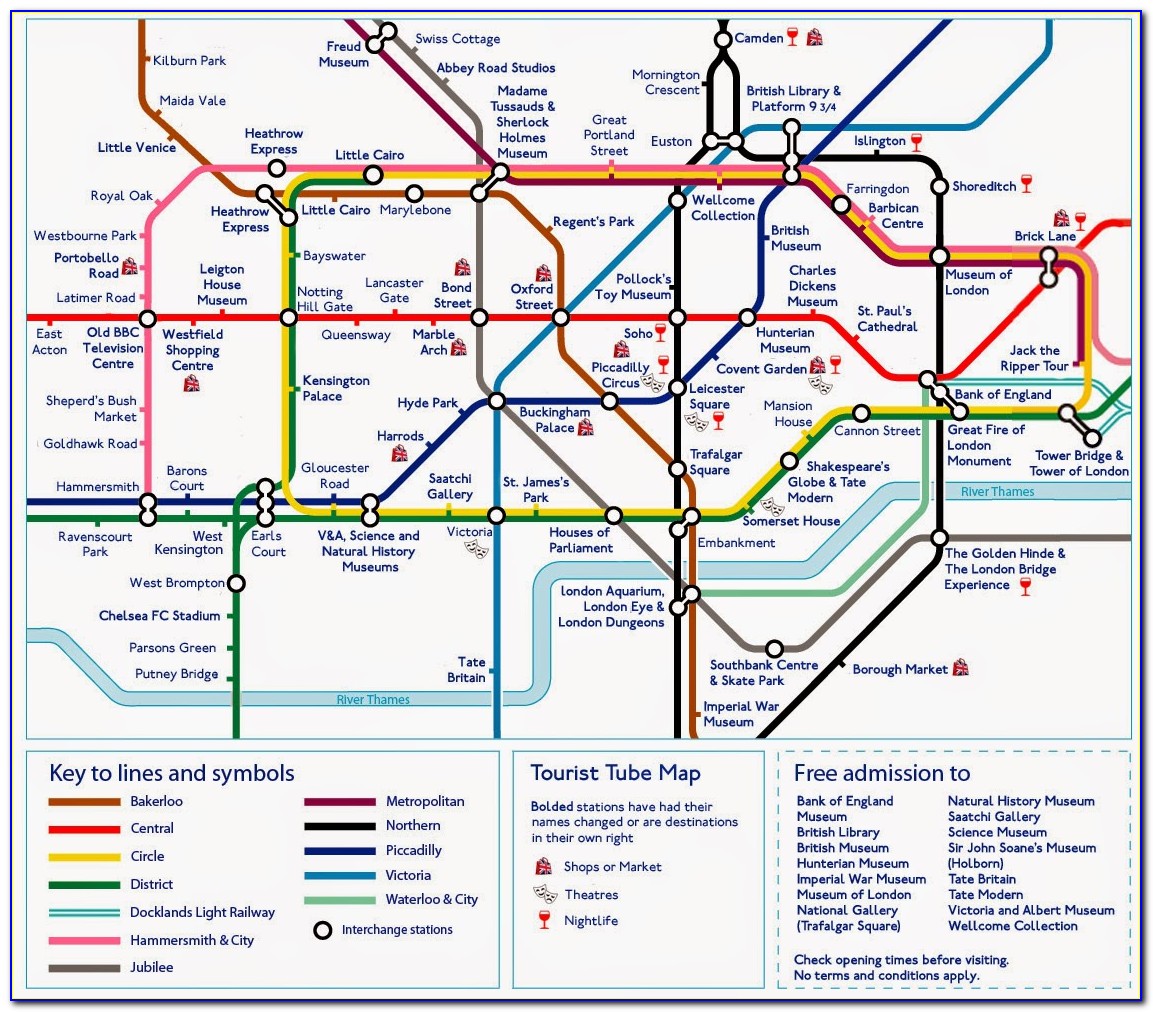 Maps Of London Tube Stations