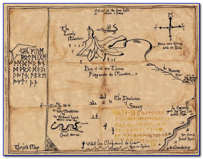 Maps Of The Hobbit