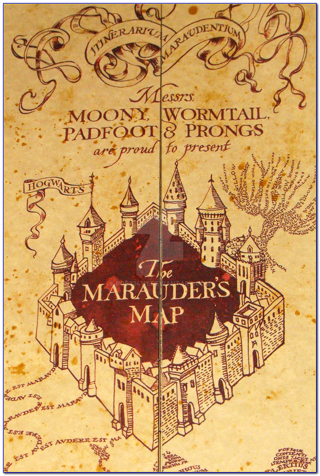 Marauders Map Online Game